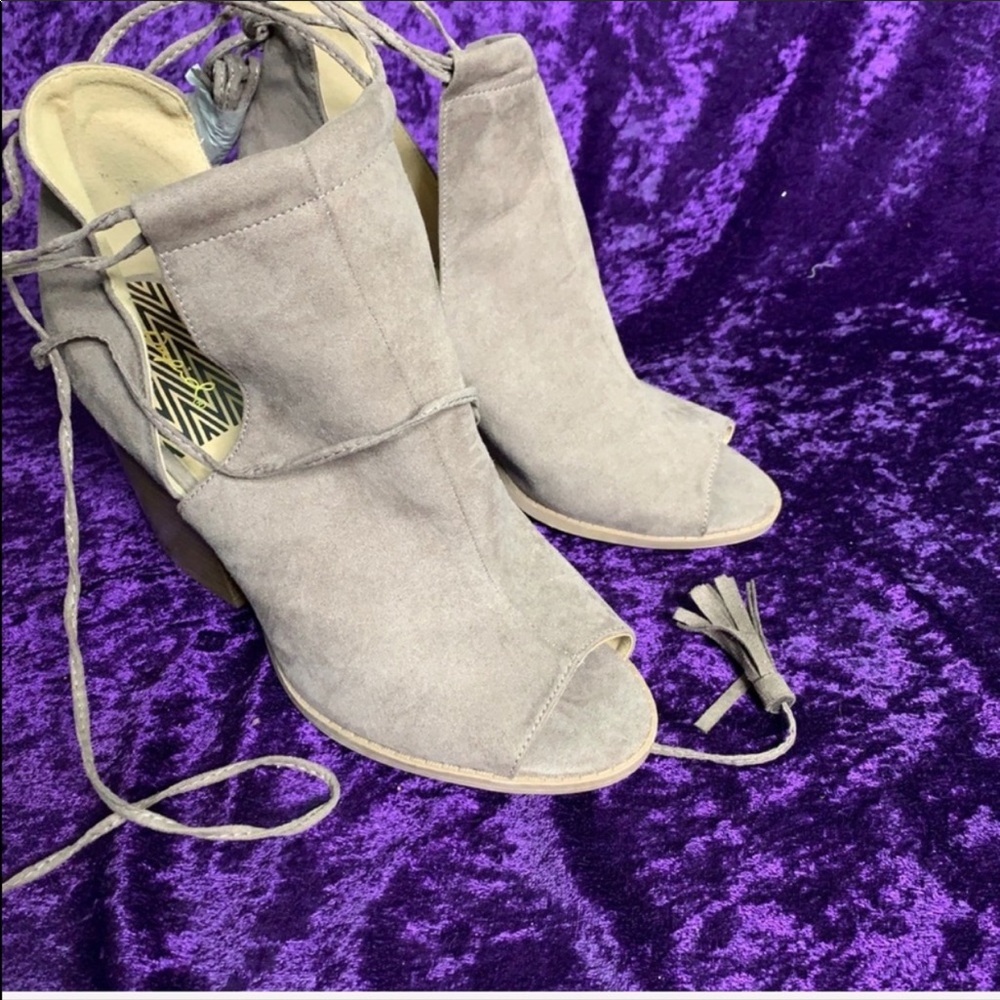 Open Toe Booties